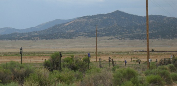 Yep, an odd shoe on each post!