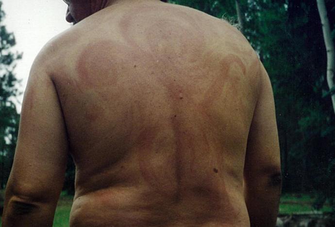 Be Careful of Body Paint in the Sun